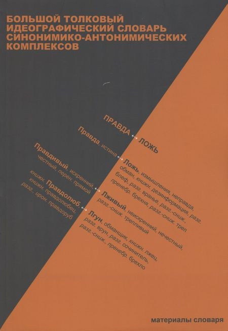None Большой толковый идеографический словарь синонимико-антонимических комплексов: материалы словаря