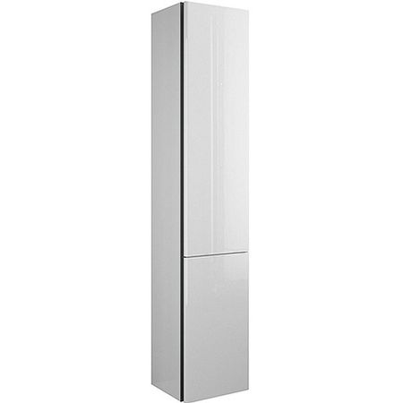 Шкаф пенал Burgbad Iveo 35 L HSIG035LF2833G0161 с бельевой корзиной подвесной Белый глянцевый 135520₽