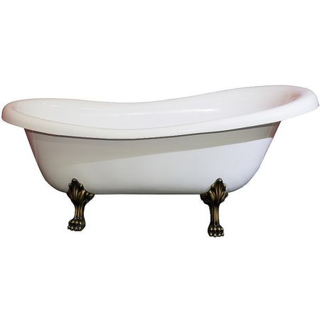 Ванна из искусственного камня Aqua de Marco Edelweis 170х78 1170WBEDE без гидромассажа