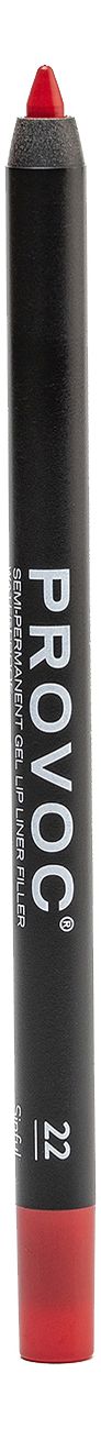 Полуперманентный гелевый карандаш для губ Gel Lip Liner Filler 1,2г: 022 Sinful