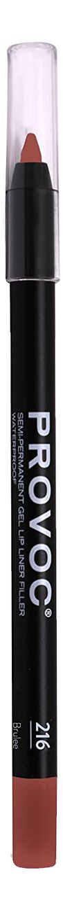 Полуперманентный гелевый карандаш для губ Gel Lip Liner Filler 1,2г: 216 Brulee
