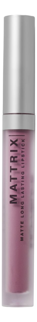 Жидкая матовая помада для губ Mattrix Matte Long Lipstick 1,8мл: 03 Сливово-серый