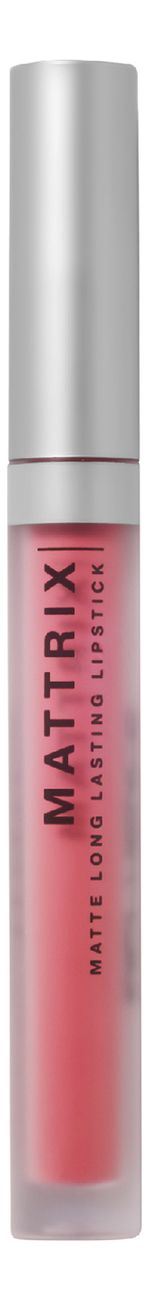 Жидкая матовая помада для губ Mattrix Matte Long Lipstick 1,8мл: 01 Нюд теплый розовый