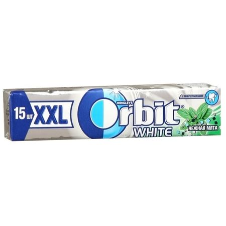 Жевательная резинка Orbit XXL Нежная мята, 20,4 г