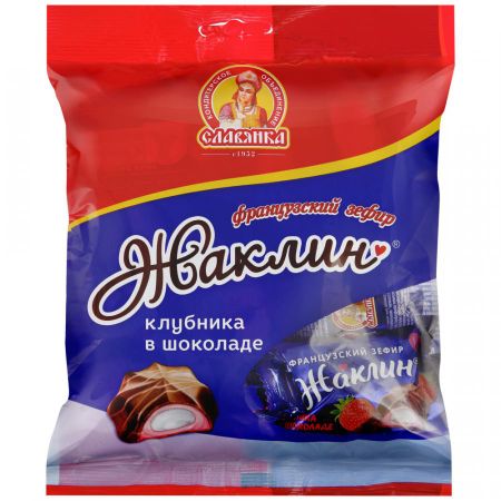 Зефир Славянка Жаклин французский со вкусом клубники, 190 г