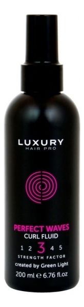 Флюид для укладки вьющихся волос Strength Factor Perfect Waves Curl Fluid 200мл