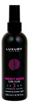 Флюид для укладки вьющихся волос Strength Factor Perfect Waves Curl Fluid 200мл