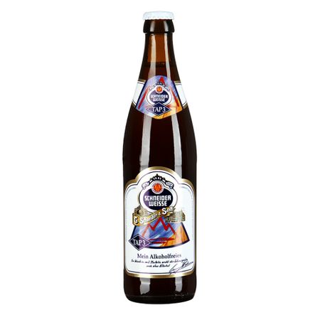 Пиво коричневое нефильтрованное безалкогольное Schneider Weisse "TAP 3" Mein Alkoholfreies 0,5 л