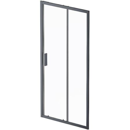 Душевая дверь AMPM Gem Solo 100 W90G-100-1-195BT профиль Черный матовый стекло прозрачное 29490₽