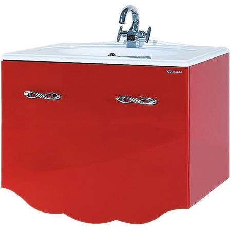 Тумба под раковину Bellezza Версаль 100 4631117130036 подвесная Красная 15392₽