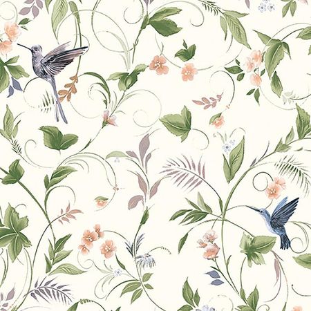 Обои Andrea Rossi Stromboli 54346-1 Винил на флизелине 10610 БежевыйРазноцветный ЛистьяЦветыПтицы 4800₽