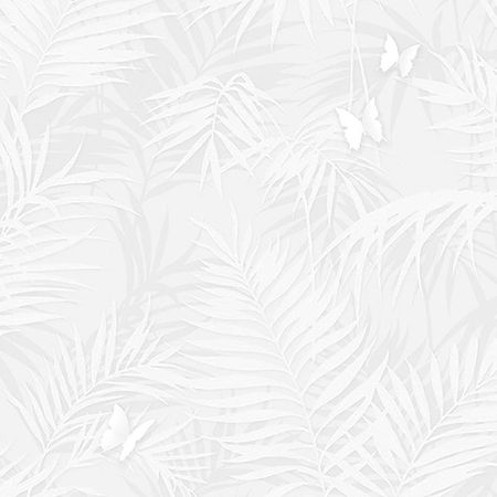 Обои Andrea Rossi Stromboli 54348-4 Винил на флизелине 10610 БелыйСерый ЛистьяБабочки 4800₽