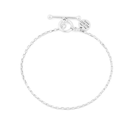 Philippe Audibert Тонкий браслет chaine Olie с серебряным покрытием