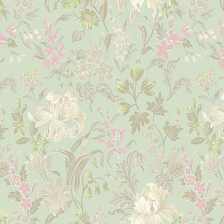 Обои LOYMINA Equator QTR4 006 Флизелин 11005 Зеленый Цветы 13070₽