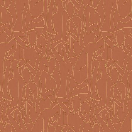 Обои LOYMINA Amazonia Ins2 020 Флизелин 11005 Оранжевый ЛюдиАбстракция 12375₽