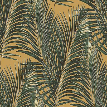 Обои LOYMINA Amazonia Ins3 0051 Флизелин 11005 ЗеленыйБежевый Листья 12375₽