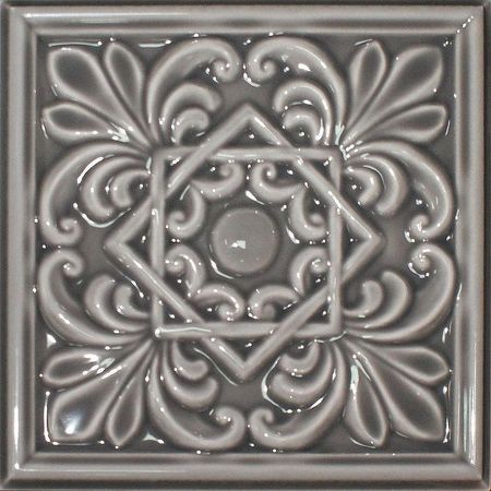 Керамический декор Cevica Plus Classic 1 Basalt 15x15 см 1376₽