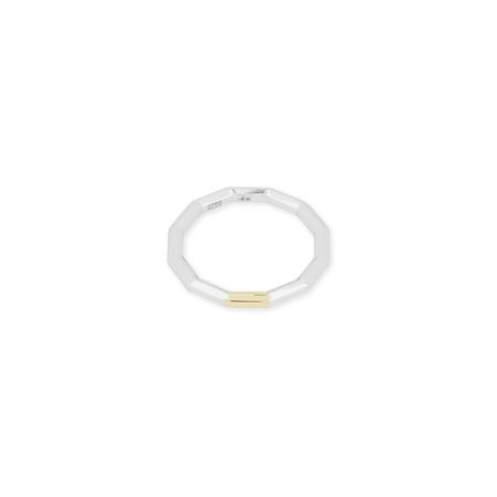 Avgvst Обручальное кольцо из золота Double Gold с сегментом из лимонного золота