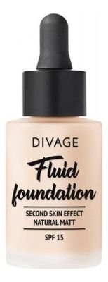Тональный крем-флюид для лица Fluid Foundation SPF15 30мл: No 01n