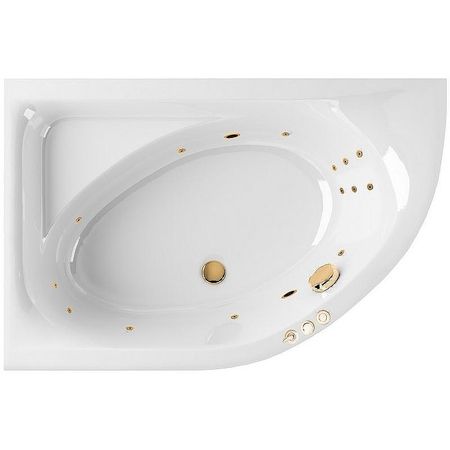 Акриловая ванна Excellent Aquarella 170x110 L WAEXARL17SMARTGL с гидромассажем 152810₽