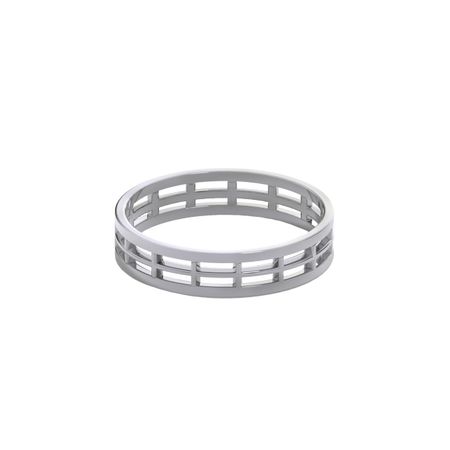 Prosto Jewelry Кольцо из серебра ленточное остекление