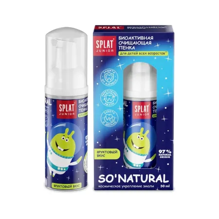 Другие средства гигиены Splat Пенка Junior с кальцием и молочными ферментами с 3-ех лет 400₽