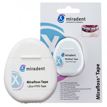 Зубная нить miradent Mirafloss Tape 20 м 420₽