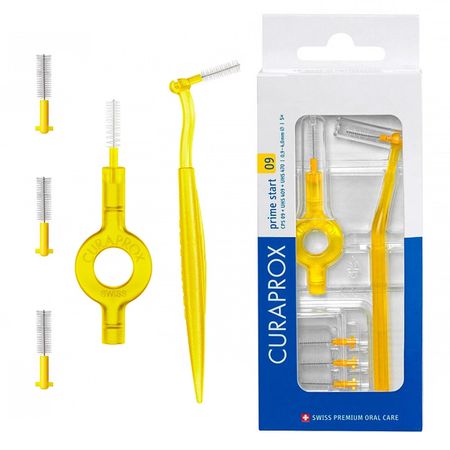 Межзубный ершик Curaprox CPS 09 Prime Start с держателем UHS 409 и UHS 470 1590₽
