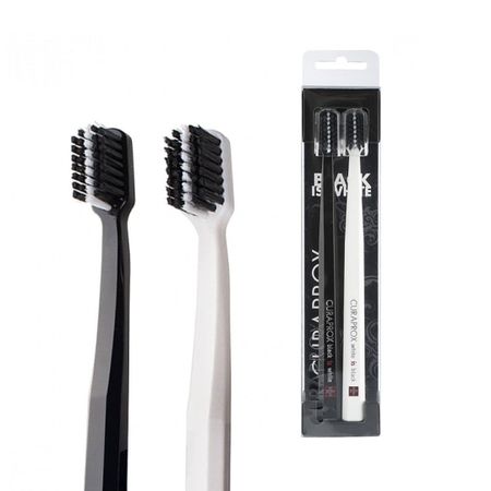 Набор зубных щеток Curaprox 8760 Ultrasoft White is Black Чёрный 2340₽