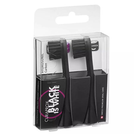 Комплект насадок Curaprox Hydrosonic Black Is White BIW 259 2 шт 3599₽