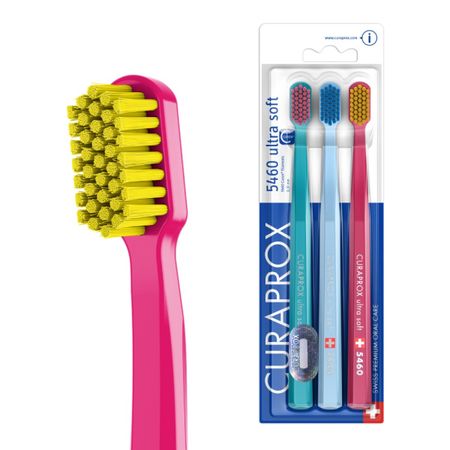 Зубная щетка Curaprox 5460 Ultrasoft 3 щетки 2890₽