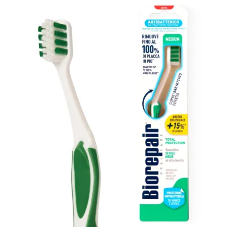 Зубная щетка Biorepair CURVE Protezione Totale Medium 500₽
