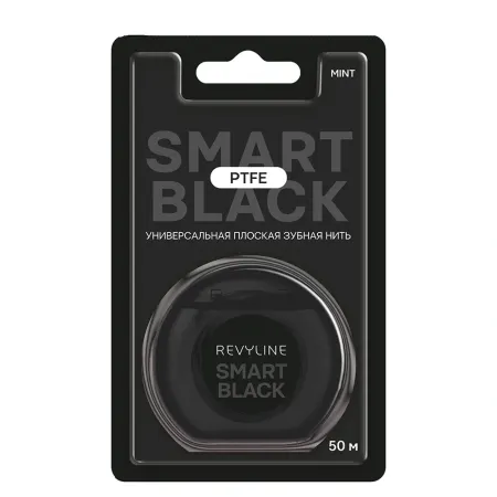 Зубная нить Revyline PTFE тефлон Black Edition 50 м 650₽