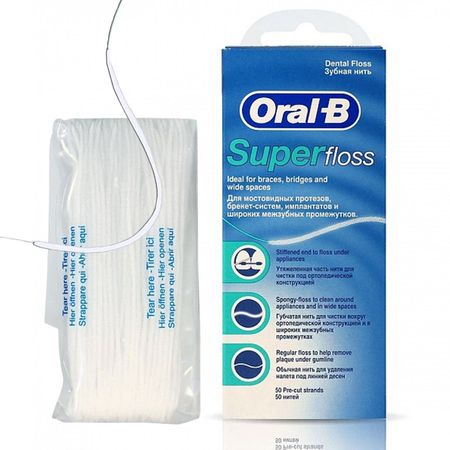 Зубная нить Oral-B Superfloss 690₽