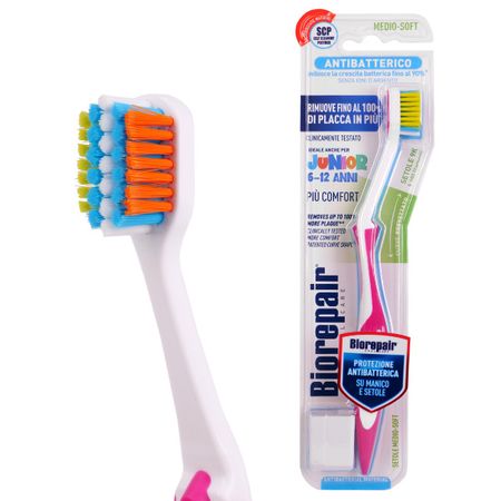 Зубная щетка Biorepair CURVE Junior 714 Medium Soft 500₽