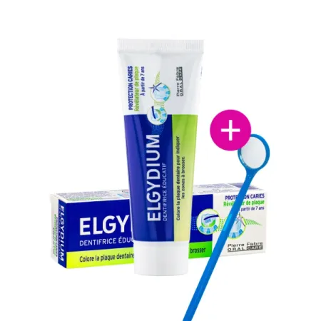 Зубная паста Elgydium Plaque-disclosing для взрослых и детей от 7 лет