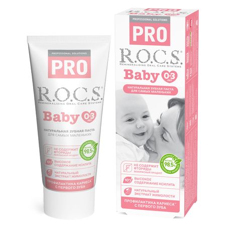 Зубная паста ROCS BABY PRO 0-3 330₽
