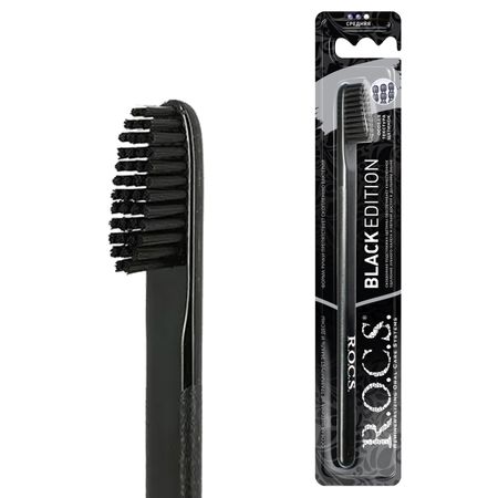Зубная паста ROCS Black Edition Черная 390₽