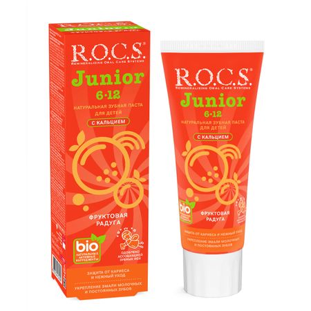 Зубная паста ROCS Junior Фруктовая радуга 300₽