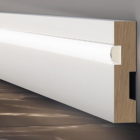 Плинтус Evrowood PN 021 led 2000x70x16 мм 1981₽