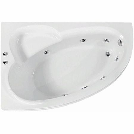 Акриловая ванна BellSan Грета 150x90 R 4627171531223 с гидромассажем 68400₽