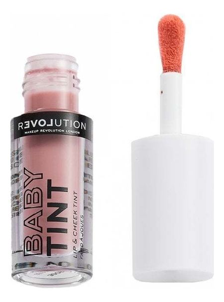 Жидкие румяна и блеск для губ Baby Tint Lip &amp; Cheek Tint 1,4г: Rose