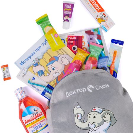 Готовые наборы для детской гигиены Dental Box Набор для детской гигиены 3-7 лет 2890₽