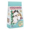 Toshiko Натуральный наполнитель комкующийся древесный для кошачьих туалетов - 7,6 кг