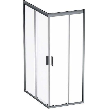 Душевой уголок AMPM Gem 120х80 W90G-404-120280-BT профиль Черный матовый стекло прозрачное 65190₽