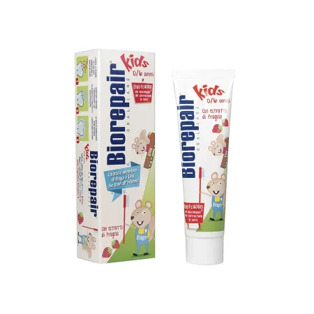 Зубная паста Biorepair Kids с экстрактом земляники для детей от 0 до 6 лет 490₽