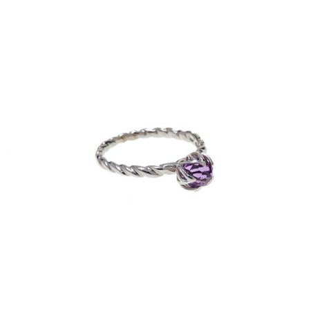 Aleksandr Sinitsyn Серебряное кольцо «Гранатик» с фиолетовым кварцем