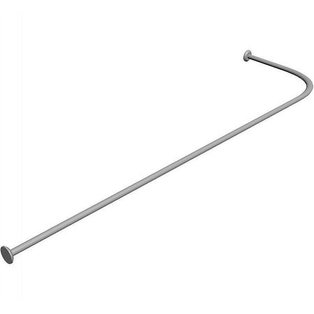 Карниз для ванны Relisan Tugatty 170х80 Гл000001217 Хром