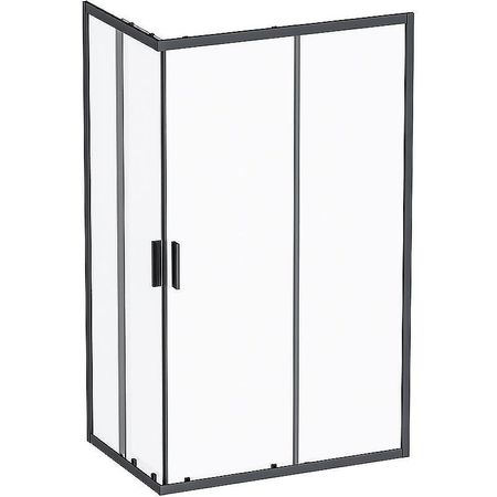 Душевой уголок AMPM Gem S 120х80 W93G-404-120280-BT профиль Черный матовый стекло прозрачное 74590₽