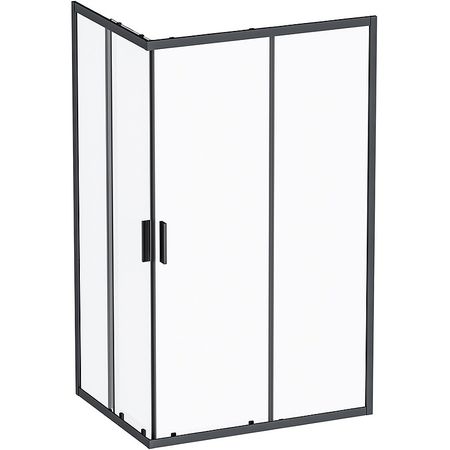 Душевой уголок AMPM Gem S 120х90 W93G-404-120290-BT профиль Черный матовый стекло прозрачное 69990₽